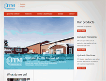 Tablet Screenshot of jtmprodukt.se